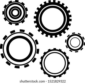 Set of Gears, Symbol of Mechanics, Mechanical Concepts