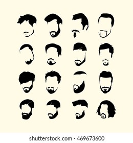 set of gentle men hair style