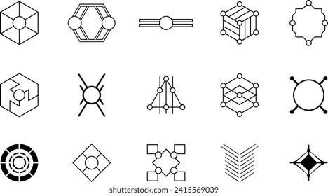Set of geometric abstract elements. contains fresh geometric elements.