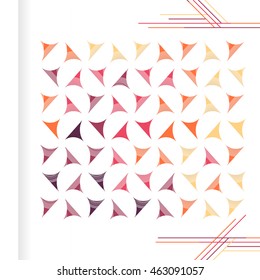 Set of geometric abstract tribal elements line vector pattern. Ornament illustration concept. Modern stylish texture for design, website, background, banner, cards, invitations, covers, placards