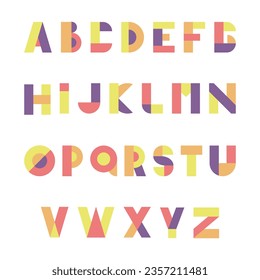 Set of Geometric Alphabet Collection