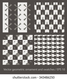 Set of geometric backgrounds. Fragments may be replicated. Fragments can be replicated