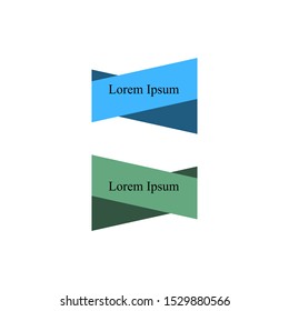 Set of geometric banner. Background for web sites, design template, sticker, label , badge, placard, poster. Eps 10 vector illustration.