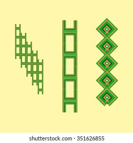 set of geometric borders
