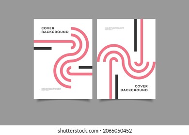 Set of geometric business cover background collection full colors