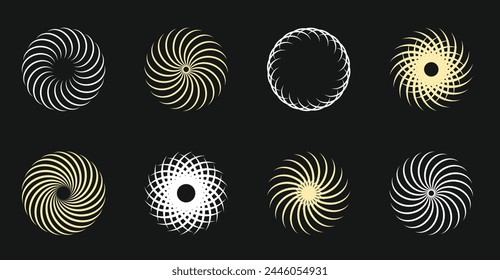A set of geometric circle designs