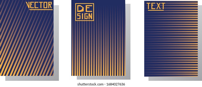 set of geometric colorful vector banners, vector art