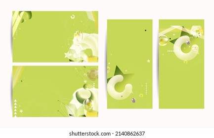 Stellen Sie geometrische Farben der flüssigen Formen eps10 ein. Abstrakter Farbverlauf-Hintergrund für Banner, Poster oder Buch. Vektordesign