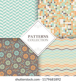 Set of geometric design cards
