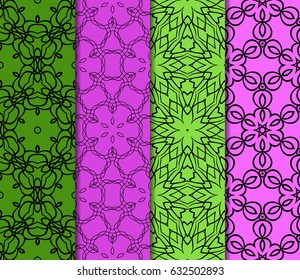 set of geometric ornament. vector illustration. for invitation, background, wallpaper