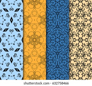 set of geometric ornament. vector illustration. for invitation, background, wallpaper