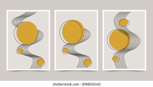 set of geometric pattern of abstract shape. dynamic circle, line, element. Minimal Cover, banner. art  background for print, brochure, card, wall panno. Modern Futuristic figure. vector illustration