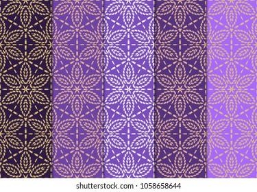 set of geometric pattern on color background. vector illustration. for design, wallpaper