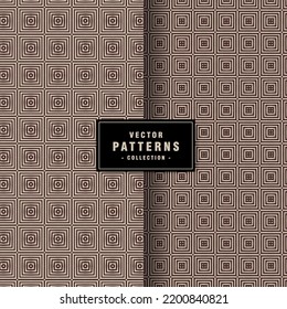 Set of geometric pattern vector collection