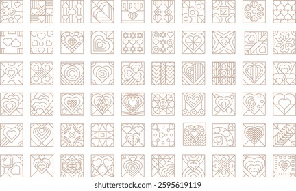 Set of Geometric patterns. Abstract geometric hexagonal graphic design print 3d cubes pattern
