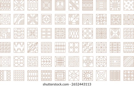 Set of Geometric patterns. Abstract geometric hexagonal graphic design print 3d cubes pattern