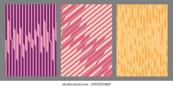 A set geometric patterns