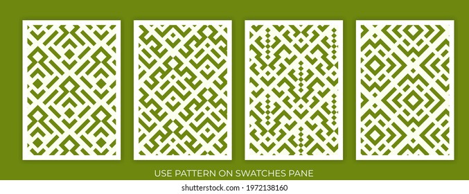 A Set of Geometric seamless patterns. Abstract geometric hexagonal graphic design print 3d cubes pattern. Seamless geometric cubes pattern islamic style.