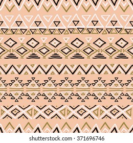 Set of geometric seamless patterns. Vector backgrounds collection, pattern swatches included. Gold, black and pink color combination.