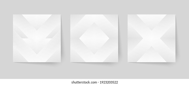 Set of geometric seamless striped patterns. Stylish monochrome symmetric ornaments. Modern vector design elements.