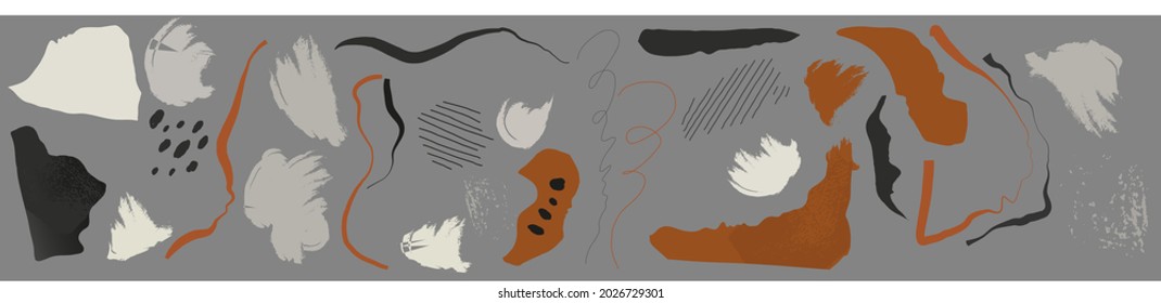 a set of geometric shapes for creating design elements, banners, postcards, invitations, stories