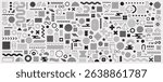 Set of geometric shapes. Memphis design, retro elements for web, vintage, advertisement, commercial banner, poster, leaflet, billboard, sale. Collection trendy halftone vector geometric shapes.	