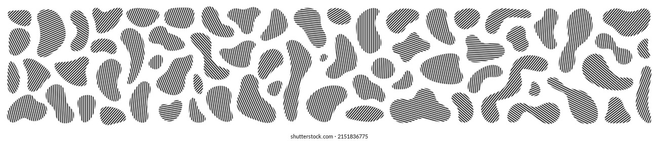 Satz geometrischer Formen. Memphis-Design, Retro-Elemente für Web, Vintage, Werbung, Werbebanner, Plakat, Broschüre, Plakatwand, Verkauf. Kollektion trendige halftone, geometrische Formen der Vektorgrafik.
