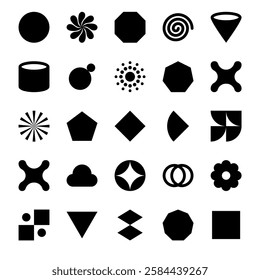 Set of geometric shapes, modern, minimalist figures, and abstract elements-03