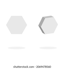 Reihe geometrischer Formen, platonische Feststoffe, Vektorgrafik