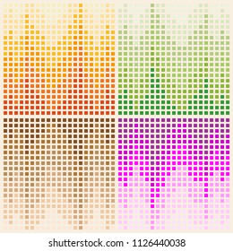 Set of geometric template design.