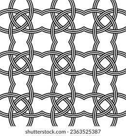 set of geometry celtic seamless pattern background icon logo tattoo. vector illustration.