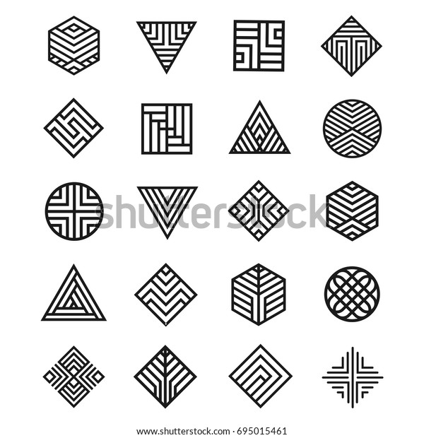 Set Of Geometry Shape
Icon