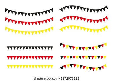 set of German flag decoration