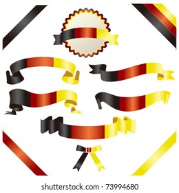 set of german ribbon