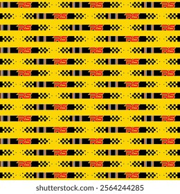 Set of Germany flag checkered patterns for racing decals and stickers