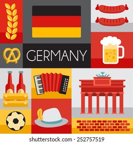 Set of Germany icons