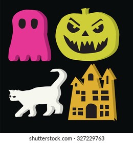 Set ghost on Halloween night