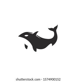 set of Giant killer whale logo vector concept illustration 