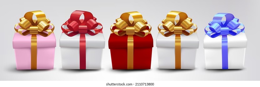 Set of gift box for  celebration