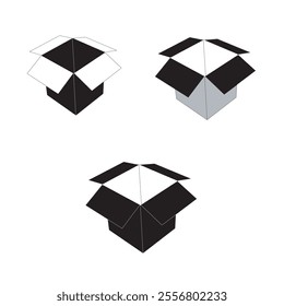 set of gift box vector illustration