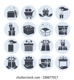  Set of gift boxes. Vector.
EPS-10 (non transparent elements,non gradient)
