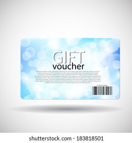 set of gift cards with modern design