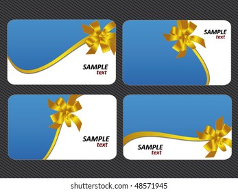 set of gift and holiday cards