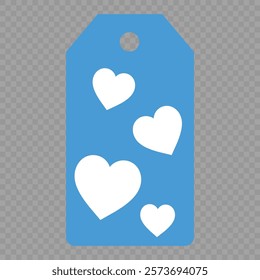 Set of gift or price tags shapes with hearts and love. Realistic Cardboard label,tags,shopping gift card with string collection. Vector templates for cutting. Valentine's Day tag stencils.