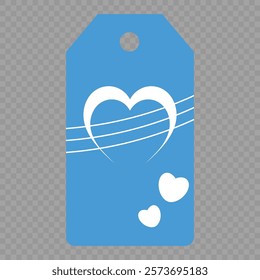 Set of gift or price tags shapes with hearts and love. Realistic Cardboard label,tags,shopping gift card with string collection. Vector templates for cutting. Valentine's Day tag stencils.