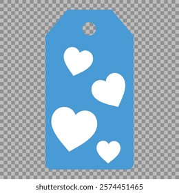 Set of gift or price tags shapes with hearts and love. Realistic Cardboard label,tags,shopping gift card with string collection. Vector templates for cutting. Valentine's Day tag stencils.