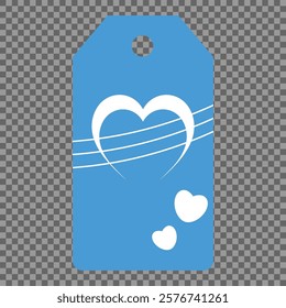 Set of gift or price tags shapes with hearts and love. Realistic Cardboard label,tags,shopping gift card with string collection. Vector templates for cutting. Valentine's Day tag stencils.