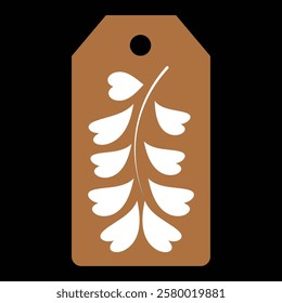 Set of gift or price tags shapes with hearts and love. Realistic Cardboard label,tags,shopping gift card with string collection. Vector templates for cutting. Valentine's Day tag stencils.