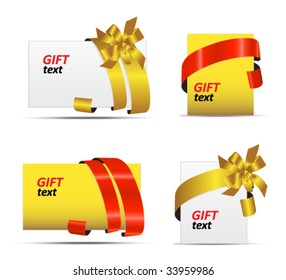 set of gift tags