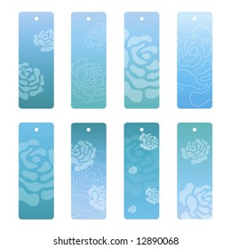 Set of gift vector tags
